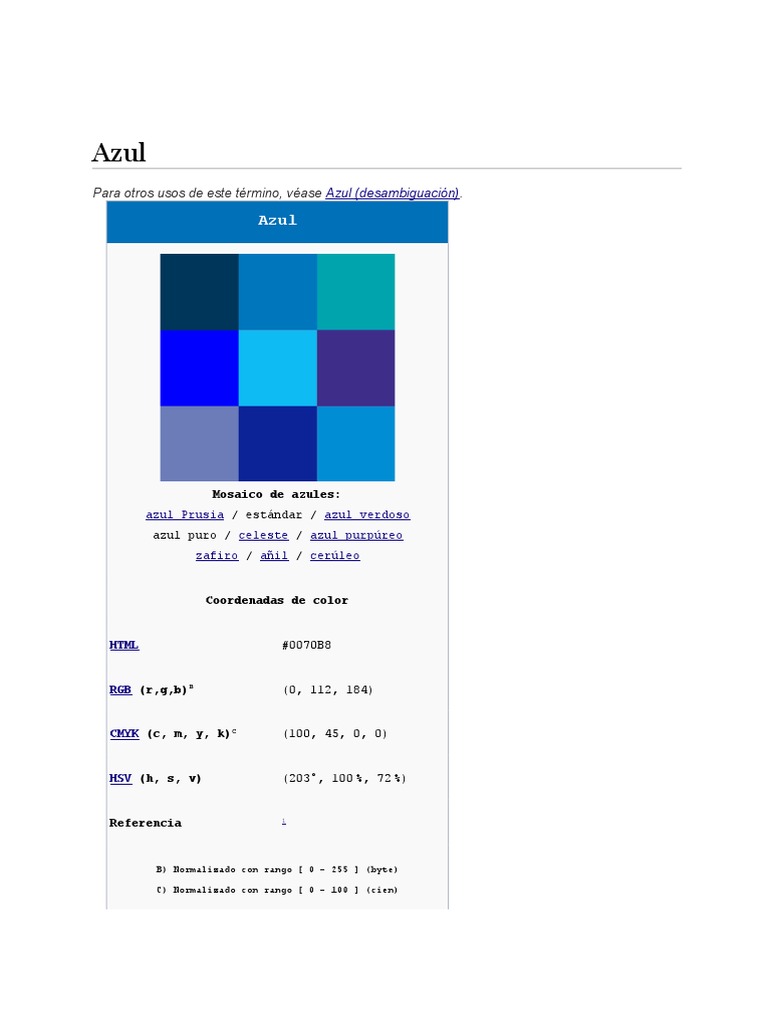Azul | PDF
