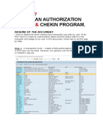 Create Authorization Object SAP