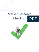 Market Research Checklist1