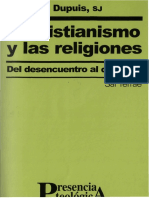 El Cristianismo y Las Religiones. Del Desencuentro Al Diálogo. Dupuis, Jacques