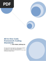 All-In-One Code Framework Coding Standards