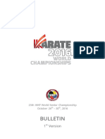 Championnat Du Monde de Karate 2016 Autriche Linz2