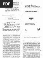O Donnell; Schmitter Transicoes do regime autoritário