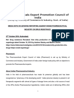 Pharmaceuticals Export Promotion Council of India: (Setup by Ministry of Commerce & Industry, Govt. of India)