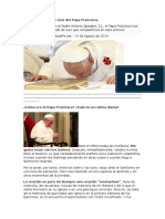 Conoce El Modo de Orar Del Papa Francisco