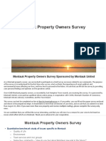 Montauk Property Owners Survey