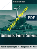 Solution Manual for Modern Control Engineering 5Ed, Ogata