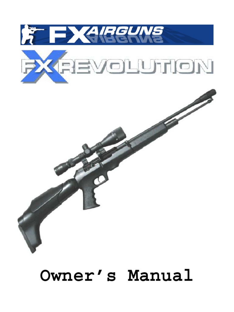 Fx Airgun Revolution Rifle Pdf Magazine Firearms Rifle - 
