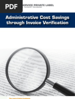 Download Administrative Cost Savings through Invoice Verification by Multi Service  SN32910623 doc pdf