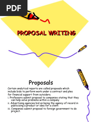 PROPOSAL WRITING