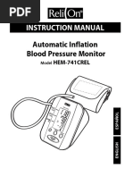 Download Blood Pressure Monitor - ReliOn HEM-741CREL by BlakfyreWulf SN329113464 doc pdf
