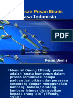 Materi 1 - Penulisan Pesan Bisnis Bahasa Indonesia