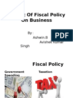 (17,18) Impact of Fiscal Policy On Business