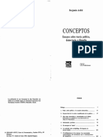 Benjamin Arditi Conceptos, Ensayos Sobre Teoria Politica, Democracia y Filosofia