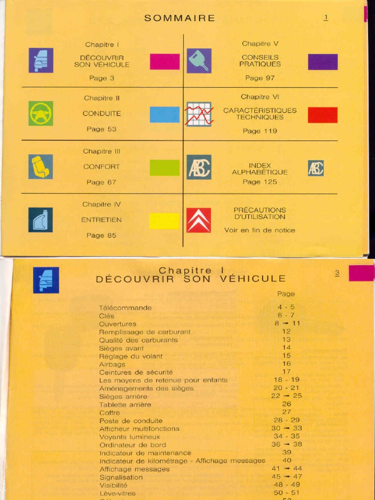Voyant Tableau De Bord Xsara Picasso 2 0 Hdi Manuel Utilisateur Citroen Xsara Picasso (Francais) | PDF