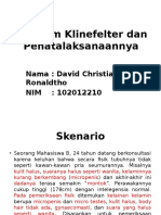 Sindrom Klinefelter Dan Penatalaksanaannya - Blok27 - David