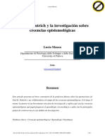 Creencias espistemológicas-P.Pintrich