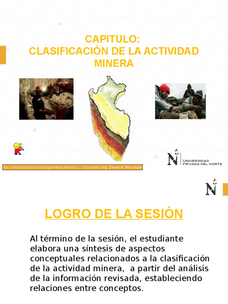 Clasificación de la Actividad Minera | PDF | Minería | Economias