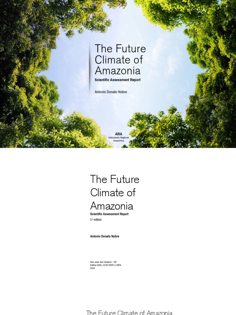 Future Climate Assessment of Amazonia | PDF | Amazon Rainforest | Rain
