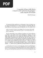 Di Giuseppe, L'Episodio Di Egeo Nella Medea