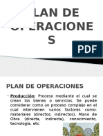 Plan de Operaciones