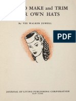How to make and trim your own hats 1