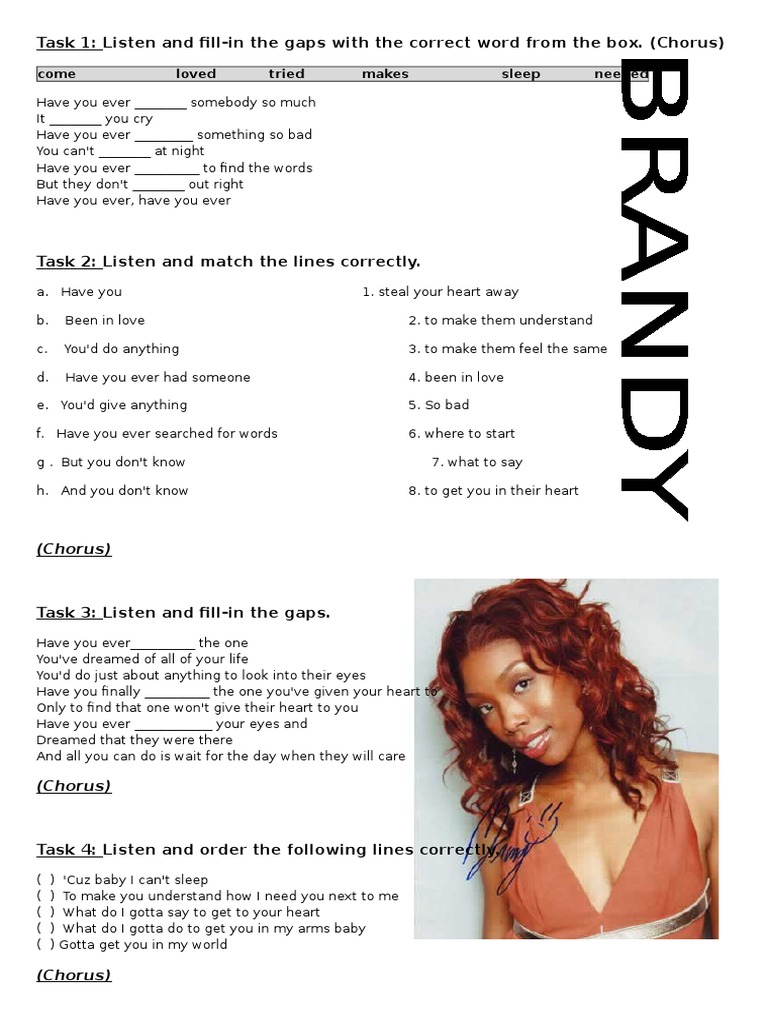 Brandy Have You Ever PDF Morphology Onomastics