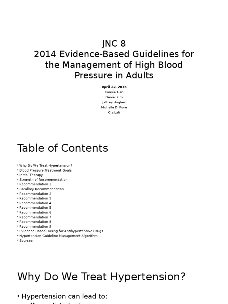 Hipertension Arterial Sistemica Jnc 7 Pdf