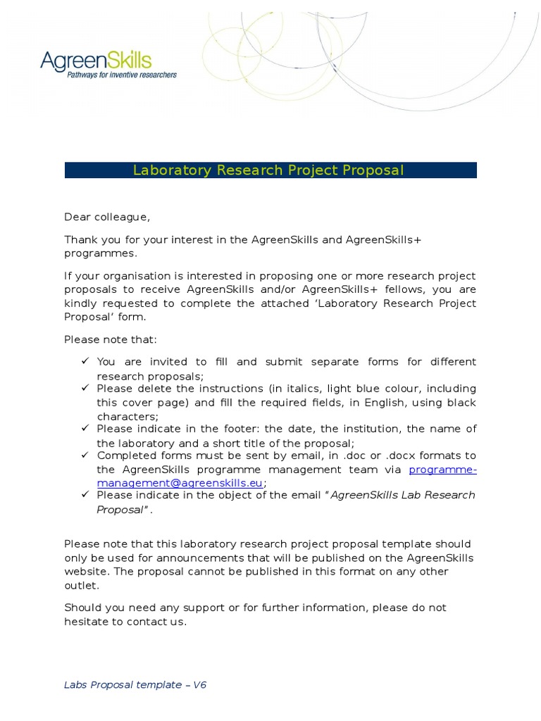 AGK-AGK++Labs+Research+Proposal+template v1 20032014 | PDF | Doctor Of ...