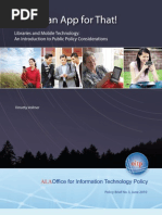 Download Theres An App For That Libraries and Mobile Technology An Introduction to Public Policy Considerations by Timothy Vollmer SN32916970 doc pdf