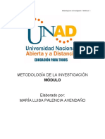 Metodologia de La Investigacion MODULO-1 PDF