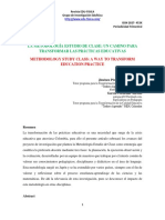 Articulo Metodologia Estudio de Clase Un Camino para Transformar Las Prácticas Educativas