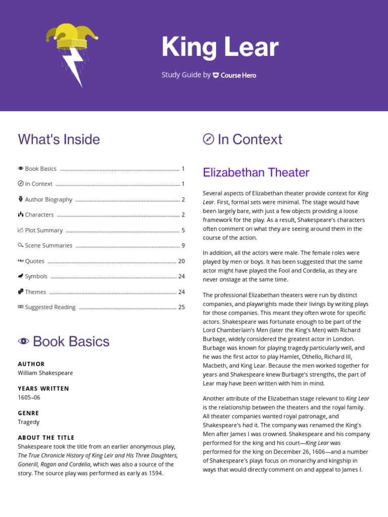 King Lear PDF King Lear William Shakespeare
