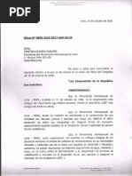 Saludo Oficial del Congreso por 34 Aniversario del MHOL