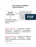 Bahan Ajar (Minggu Ke 3) Taksonomi Bloom PDF