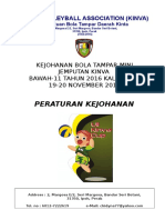 Peraturan Kejohanan Bwh 11 Kinva 2016