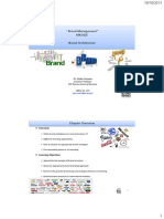 " Brand Management" MK542E Brand Architecture: Dr. Dildar Hussain