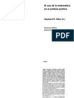 Alker, Hayward - EL USO DE LA MATEMÁTICA EN EL ANÁLISIS POLÍTICO PDF