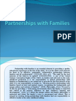 Partnerships With Families