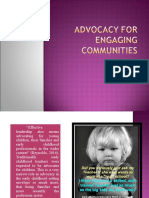 Advocacy For Engaging Communities