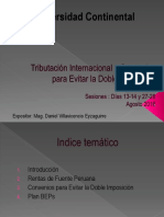 Universidad Continental - Rentas de Fuente Peruana y Convenios para Evitar la Doble Imposición