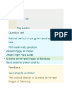 Tes Sumatif Bahasa Indonesia