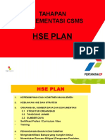 Presentasi Hse Plan-pertamina Format