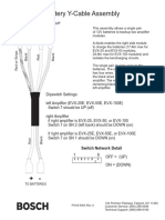 Battery Y-Cable Assembly: To Left Amp To Right Amp