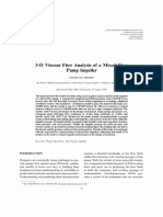 3-D Viscous Flow Analysis of A Mixed Flowpump Impeller