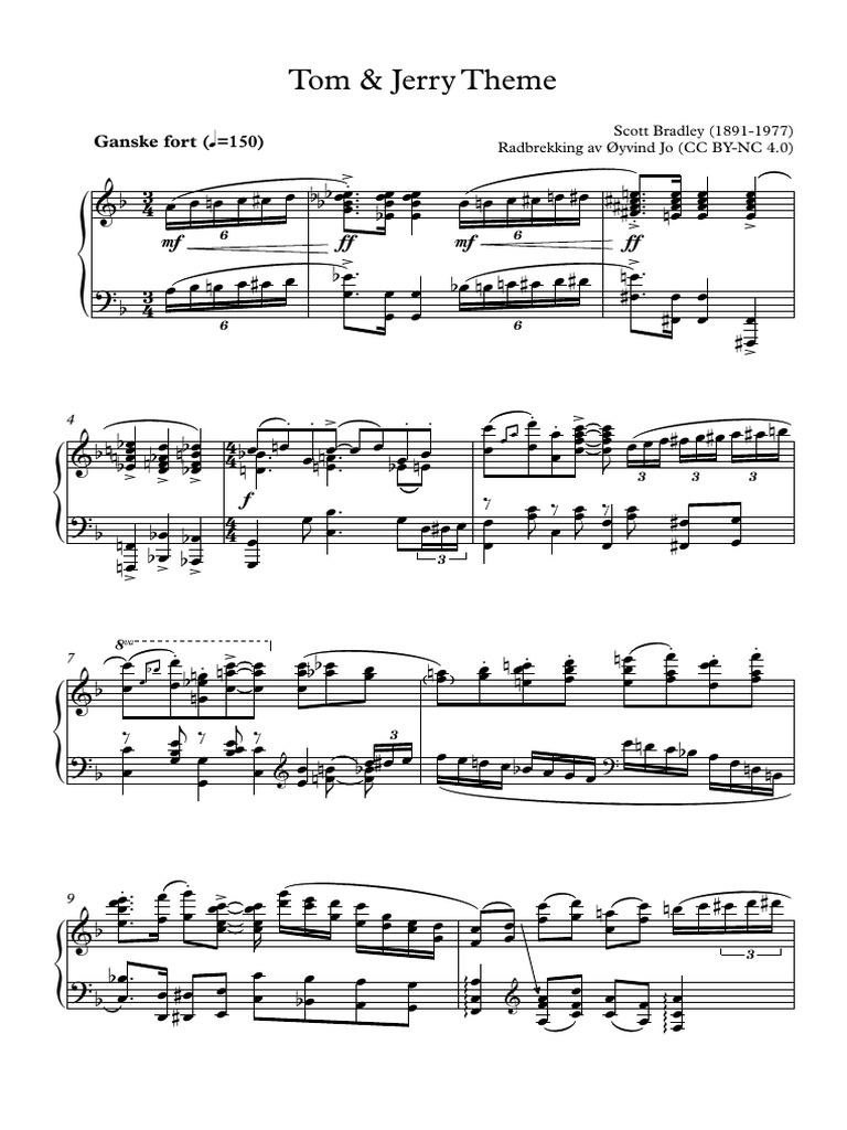 Tom & Jerry Theme | PDF