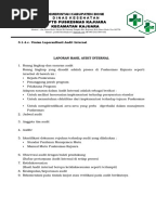 Contoh Laporan Audit Internal Puskesmas - Contoh Yes