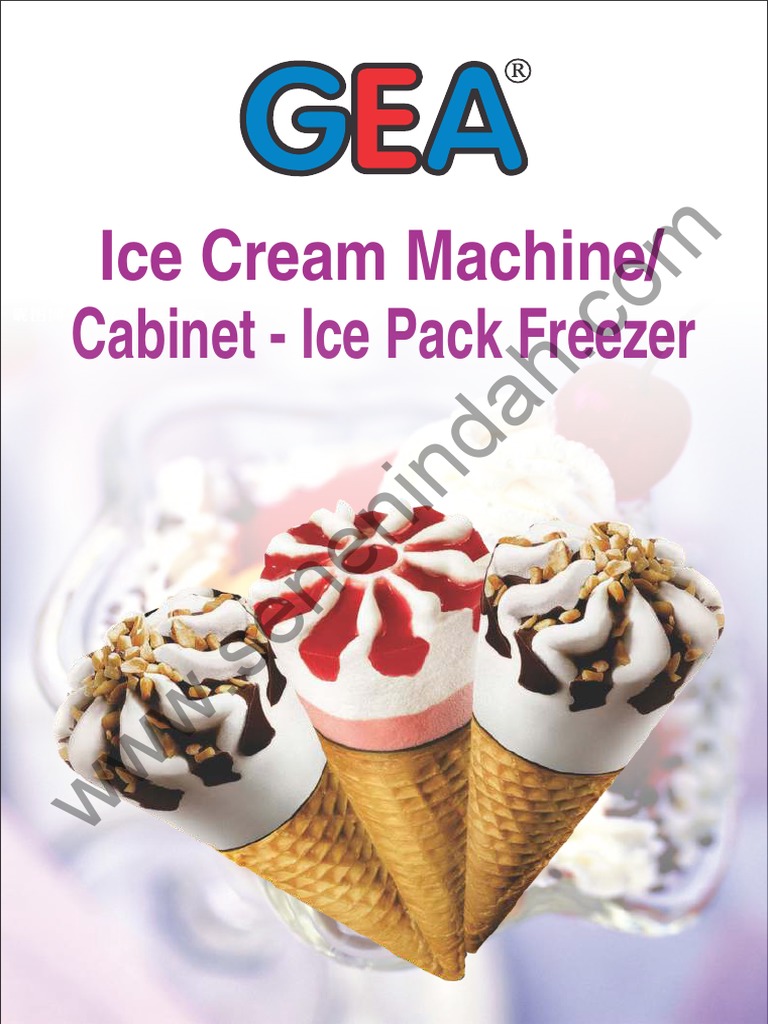 Ice Cream Machine Gea | PDF