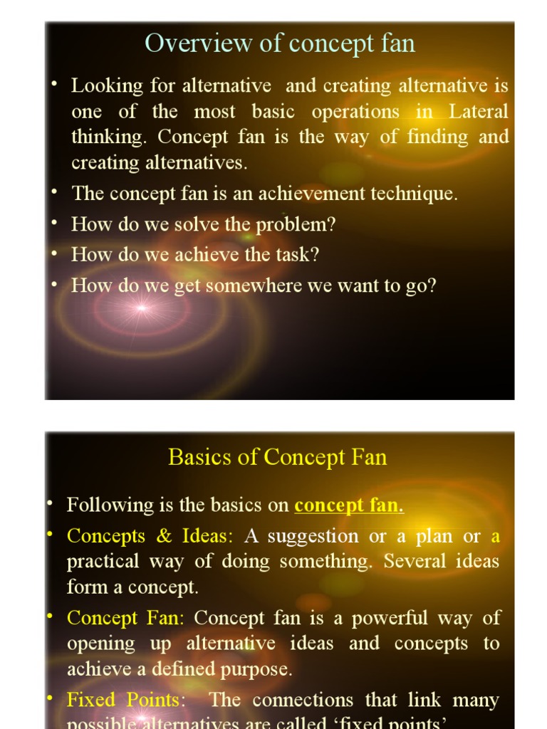 Week 4 Concept Fan | PDF | Traffic | Concept