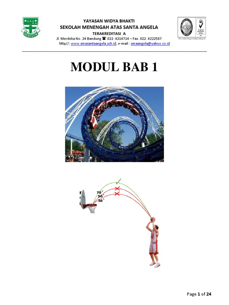 Modul Kinematika Gerak PDF | PDF | Metode & Bahan Ajar | Sains & Matematika